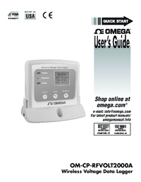 Thumbnail of document Manual - OM-CP Wireless Voltage Data Logger w/Display